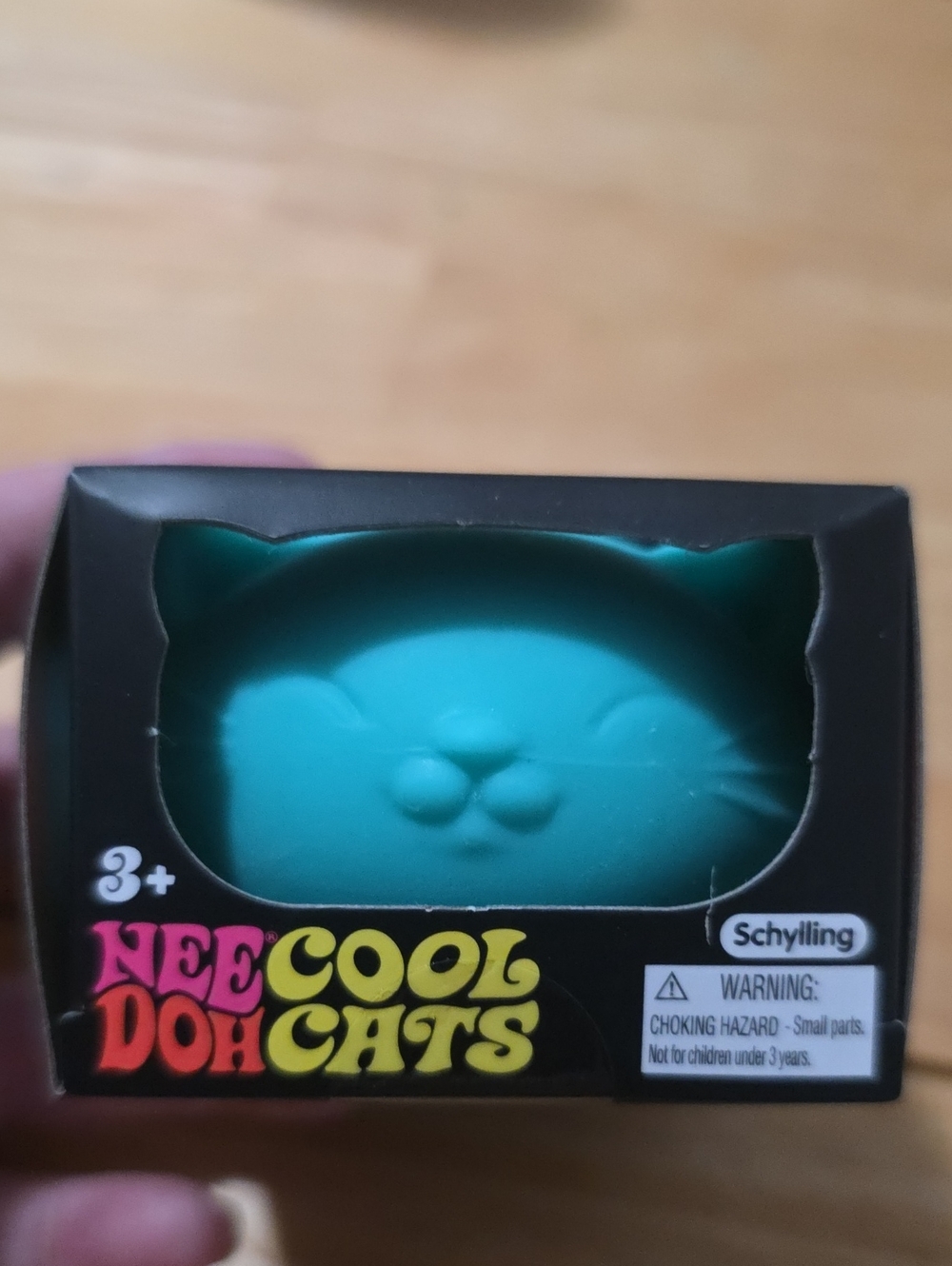 NeeDoh Cool Cats Teal Stress Toy